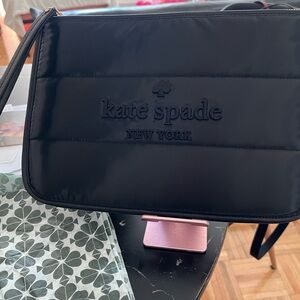 Kate Spade Black Cosmetic Bag